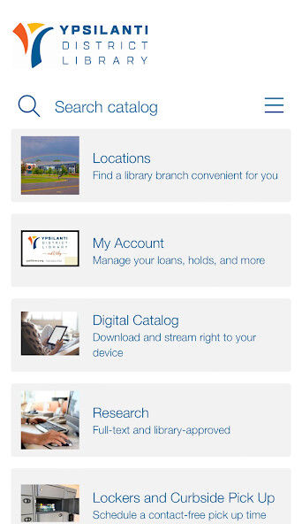 Emulate iPhone app Ypsilanti District Library using MyAndroid Emulate iPhone app Ypsilanti District Library using MyAndroid
