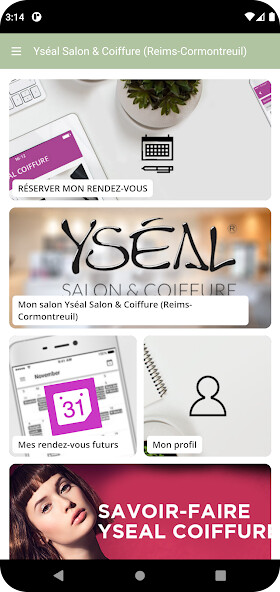 Run android online APK Yseal Coiffure from MyAndroid or emulate Yseal Coiffure using MyAndroid Run android online APK Yseal Coiffure from MyAndroid or emulate Yseal Coiffure using MyAndroid