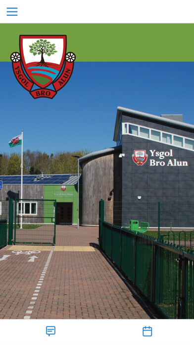 Emulate iPhone app Ysgol Bro Alun, Wrecsam using MyAndroid