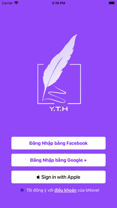 Emulate iPhone app Y.T.H - Kho Truyện Online using MyAndroid