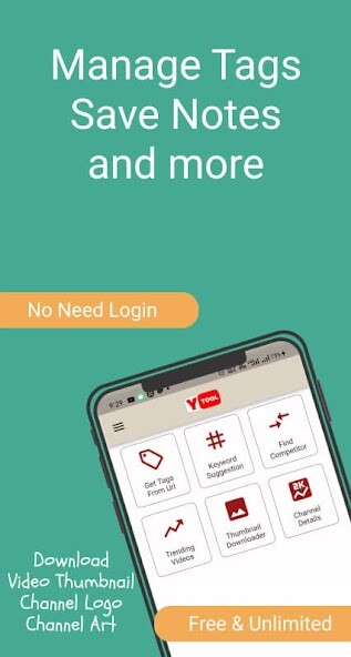 Run android online APK yTool - Grow Video and Channel from MyAndroid or emulate yTool - Grow Video and Channel using MyAndroid
