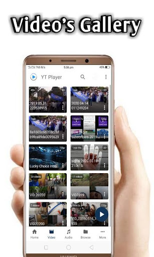 Emulate Y T Player - (Dual Audio Video Player) from MyAndroid or run Y T Player - (Dual Audio Video Player) using MyAndroid