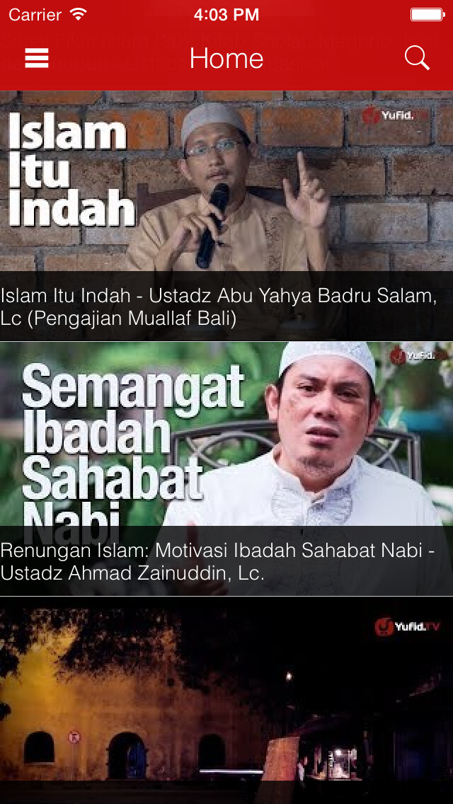 Emulate iPhone app Yufid.TV using MyAndroid Emulate iPhone app Yufid.TV using MyAndroid