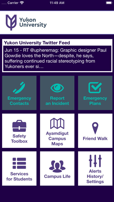 Emulate iPhone app Yukon University using MyAndroid Emulate iPhone app Yukon University using MyAndroid