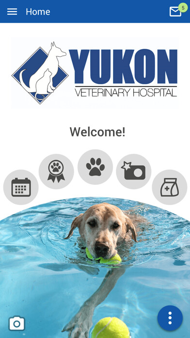 Emulate iPhone app Yukon Vet Hospital using MyAndroid