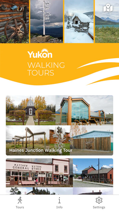 Emulate iPhone app Yukon Walking Tours using MyAndroid