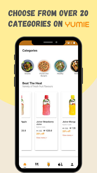 Run android online APK Yumie - Food Delivery from MyAndroid or emulate Yumie - Food Delivery using MyAndroid