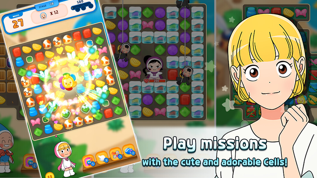 Run android online APK Yumis Cells: The Puzzle from MyAndroid or emulate Yumis Cells: The Puzzle using MyAndroid