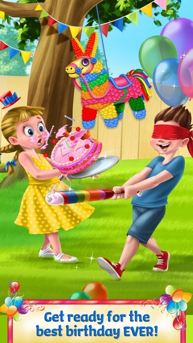 Emulate iPhone app Yummy Birthday - Party Food Maker using MyAndroid