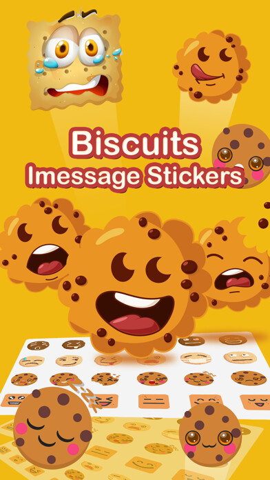 Emulate iPhone app Yummy Biscuit Stickers using MyAndroid Emulate iPhone app Yummy Biscuit Stickers using MyAndroid