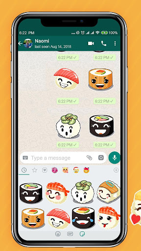 Run android online APK Yummy Sushi Emoji Stickers from MyAndroid or emulate Yummy Sushi Emoji Stickers using MyAndroid Run android online APK Yummy Sushi Emoji Stickers from MyAndroid or emulate Yummy Sushi Emoji Stickers using MyAndroid
