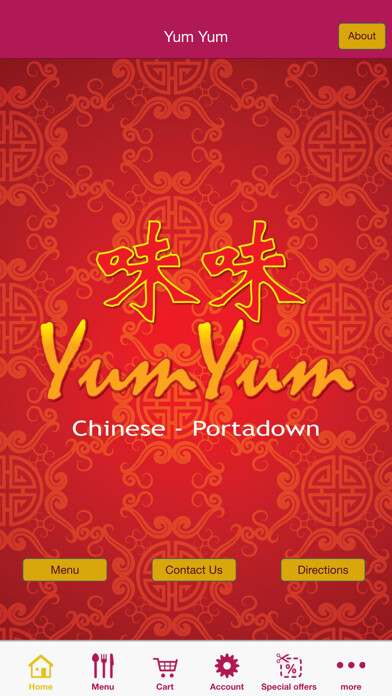 Emulate iPhone app Yum Yum Chinese Portadown using MyAndroid Emulate iPhone app Yum Yum Chinese Portadown using MyAndroid