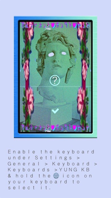 Emulate iPhone app YUNG Keyboard using MyAndroid