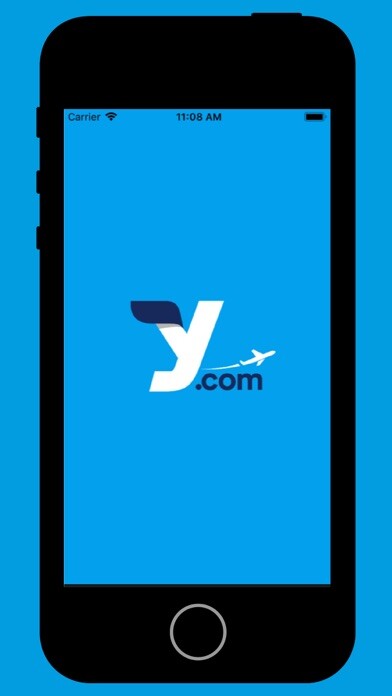 Emulate iPhone app yzzer.com: Passagens Aéreas using MyAndroid