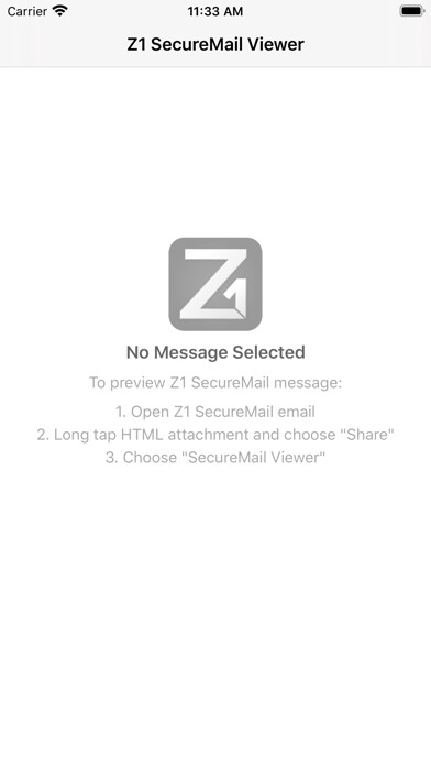 Run android online APK Z1 SecureMail Viewer from MyAndroid or emulate Z1 SecureMail Viewer using MyAndroid