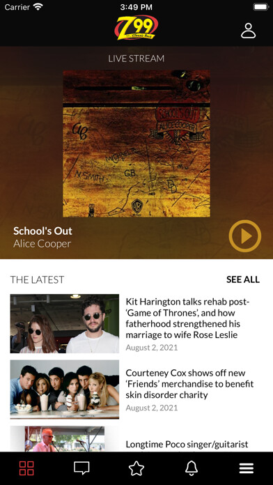 Emulate iPhone app Z99 FM using MyAndroid