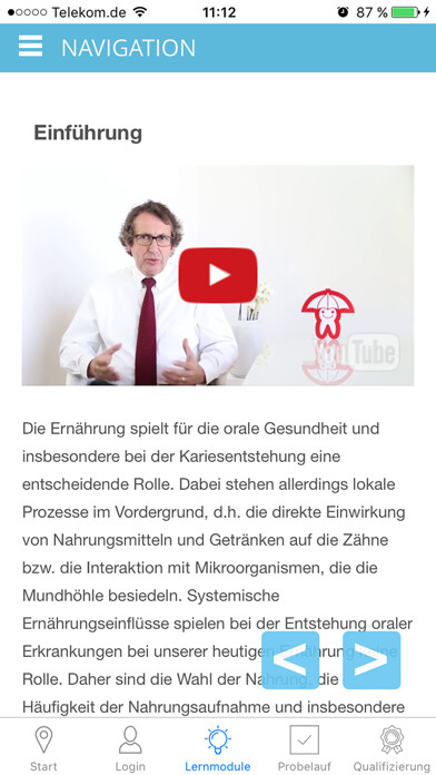 Emulate iPhone app Zahnfreundlich using MyAndroid Emulate iPhone app Zahnfreundlich using MyAndroid