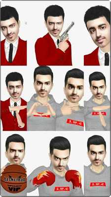 Emulate Android APK Zain Imam Cartoon Stickers,Dp And Profile Pictures