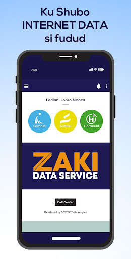 Run android online APK Zaki Data Service from MyAndroid or emulate Zaki Data Service using MyAndroid