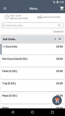 Emulate Android APK Zaks Takeaway Manchester