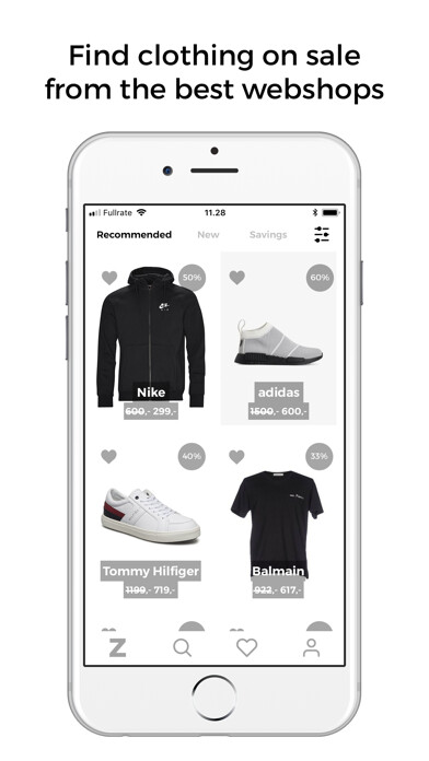 Emulate iPhone app zale - clothing on sale using MyAndroid