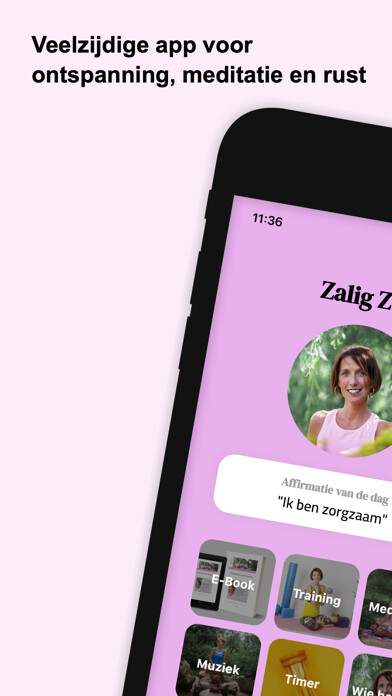 Emulate iPhone app Zalig Zen using MyAndroid