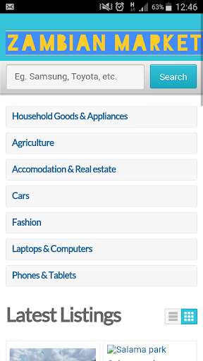 Run android online APK Zambian Market from MyAndroid or emulate Zambian Market using MyAndroid