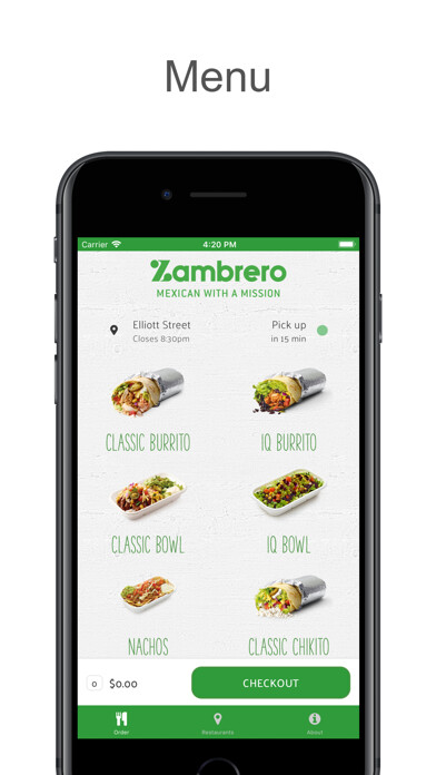 Emulate iPhone app Zambrero NZ using MyAndroid Emulate iPhone app Zambrero NZ using MyAndroid