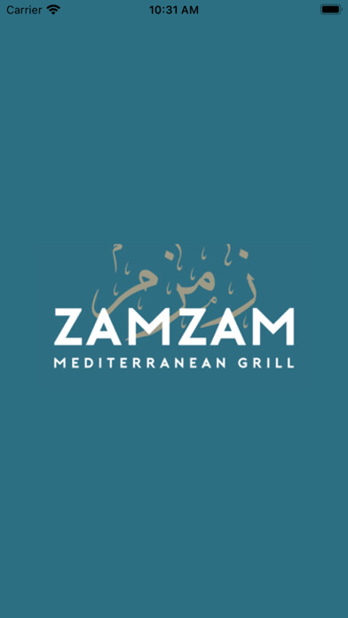 Emulate iPhone app Zamzam Meditirranean Grill using MyAndroid