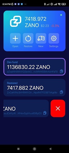 Run android online APK Zano from MyAndroid or emulate Zano using MyAndroid