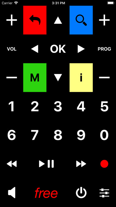 Emulate iPhone app Zapette pour Freebox using MyAndroid