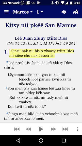 Run android online APK Zapotec Quioquitani Bible from MyAndroid or emulate Zapotec Quioquitani Bible using MyAndroid