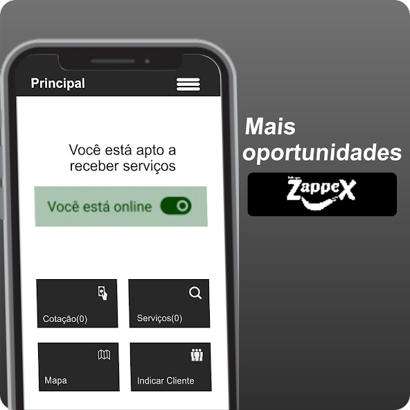 Run android online APK Zappex - Profissional from MyAndroid or emulate Zappex - Profissional using MyAndroid