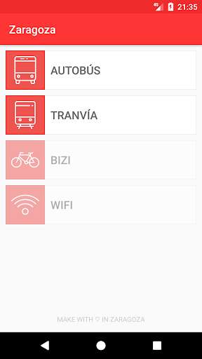 Run android online APK Zaragoza Bus and Tram from MyAndroid or emulate Zaragoza Bus and Tram using MyAndroid