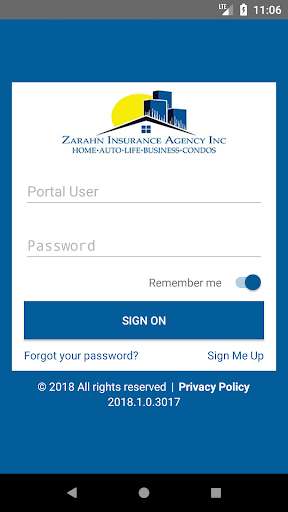Run android online APK Zarahn Insurance Agency Online from MyAndroid or emulate Zarahn Insurance Agency Online using MyAndroid