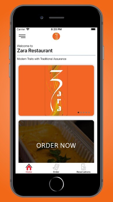 Emulate iPhone app Zara Restaurant using MyAndroid Emulate iPhone app Zara Restaurant using MyAndroid