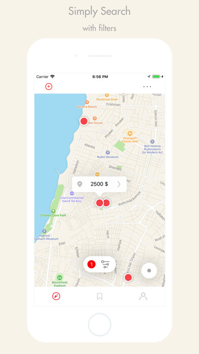 Emulate iPhone app ZAZIM - Apartments Nearby using MyAndroid