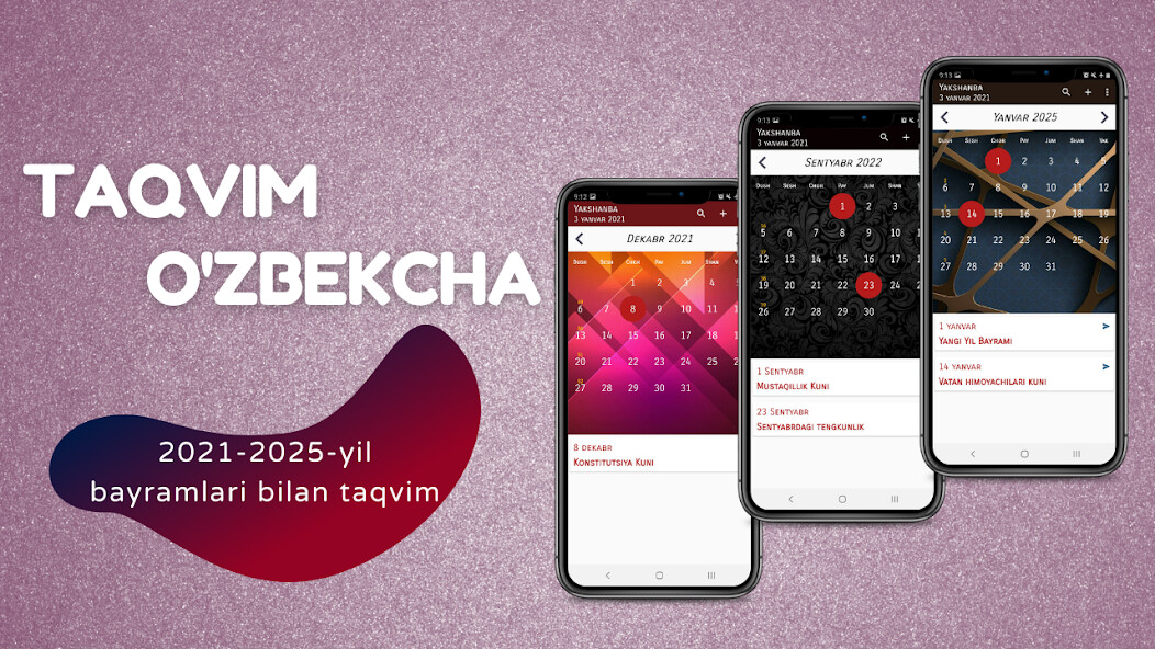 Run android online APK zbekiston Kalendar from MyAndroid or emulate zbekiston Kalendar using MyAndroid