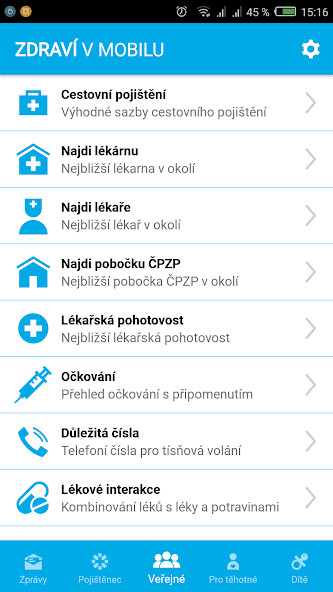 Run android online APK Zdraví v mobilu from MyAndroid or emulate Zdraví v mobilu using MyAndroid