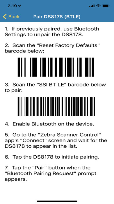 Emulate iPhone app Zebra Scanner Control using MyAndroid Emulate iPhone app Zebra Scanner Control using MyAndroid