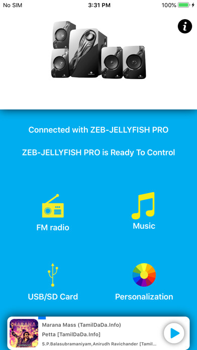 Emulate iPhone app Zeb Spk Remote using MyAndroid Emulate iPhone app Zeb Spk Remote using MyAndroid