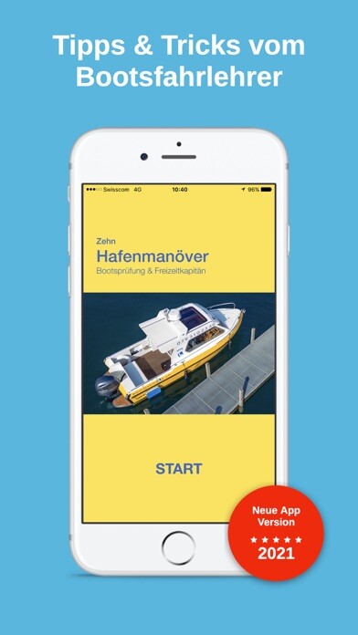 Emulate iPhone app Zehn Hafenmanöver - Motorboot using MyAndroid