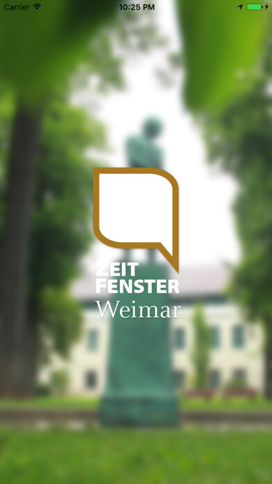 Emulate iPhone app Zeitfenster Weimar using MyAndroid Emulate iPhone app Zeitfenster Weimar using MyAndroid