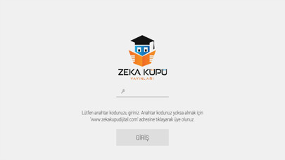 Emulate iPhone app Zeka Küpü Mobil Kütüphane using MyAndroid