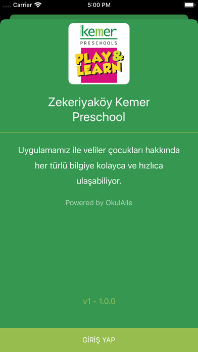 Emulate iPhone app Zekeriyaköy Kemer Preschools using MyAndroid Emulate iPhone app Zekeriyaköy Kemer Preschools using MyAndroid
