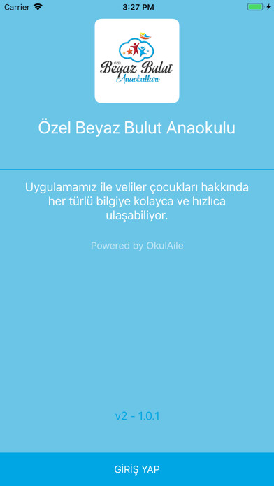 Emulate iPhone app Özel Beyaz Bulut Anaokulu using MyAndroid Emulate iPhone app Özel Beyaz Bulut Anaokulu using MyAndroid