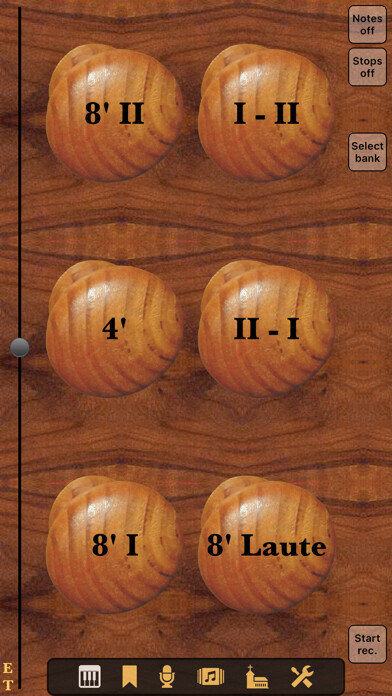 Emulate iPhone app Zell ET – The Zell harpsichord using MyAndroid