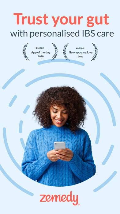 Emulate iPhone app Zemedy: IBS & Gut Health Care using MyAndroid