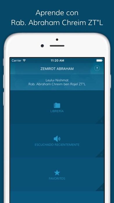 Emulate iPhone app Zemirot Abraham using MyAndroid Emulate iPhone app Zemirot Abraham using MyAndroid