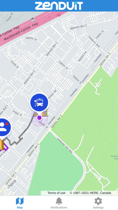 Emulate iPhone app ZenBUS / Bus ETA using MyAndroid